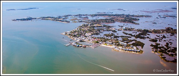 Cedar Key Aerial view